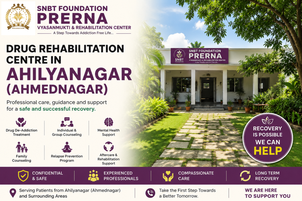 Best Drug Rehabilitation Centre in Ahilyanagar (Ahmednagar) | SNBT Foundation